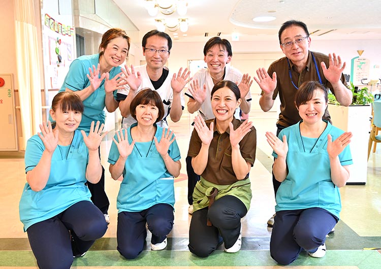 太陽の森の入所フロア