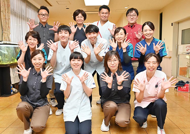 ハートケア流山の玄関ロビー
