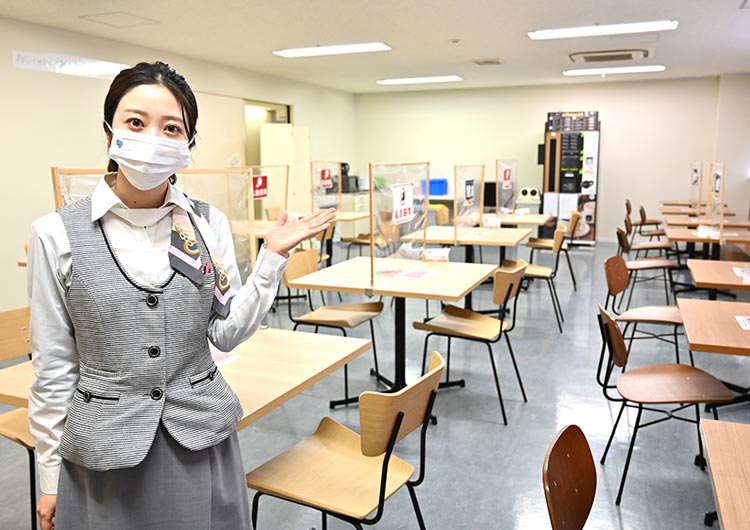 赤穂中央病院の休憩室