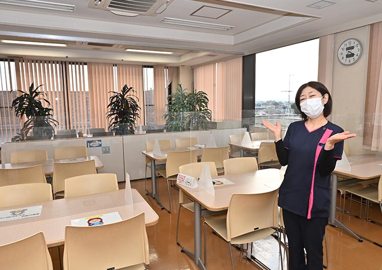 長久保病院の職員食堂