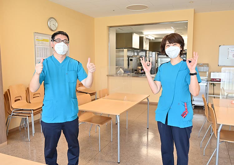 神奈川中央病院の職員食堂