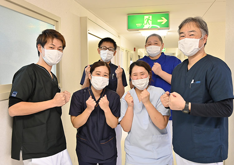 篠﨑病院の廊下
