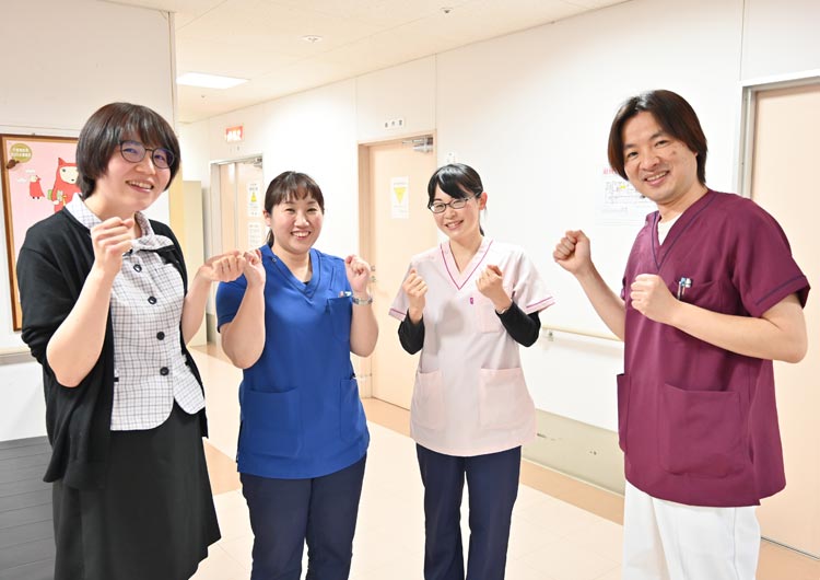 武里病院の廊下