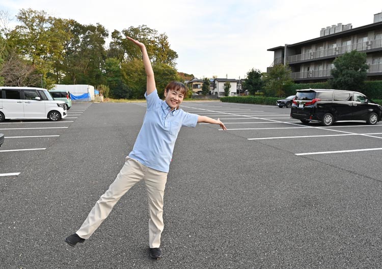 なみきロイヤルの園の駐車場