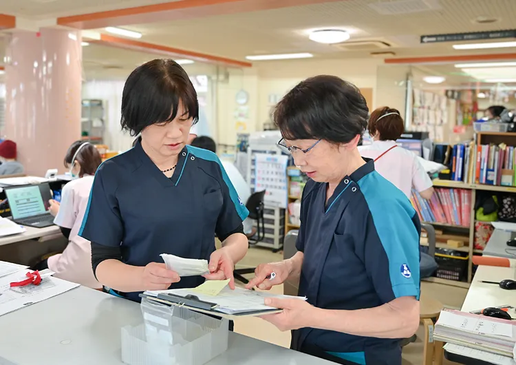 医療依存度の高い利用者様の受け入れや看取りケアにも対応するため、看護師の採用にも力を入れています。