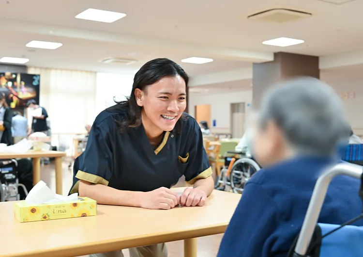 利用者様お一人おひとりとじっくり向き合う時間を大切にしています。