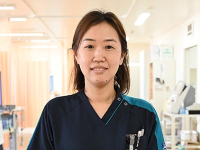 三郷中央総合病院のクリティカルケア認定看護師　看護係長　入職6年目