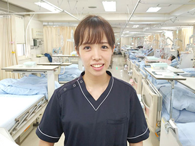 白報会王子病院の看護師 透析室勤務 入職3年目