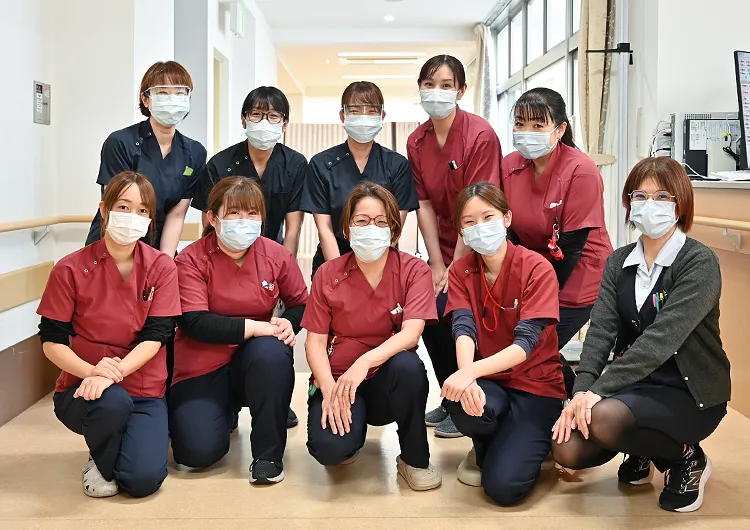 希望休を月10日申請OK。残業ほとんどナシ。患者様とじっくり向き合える地域密着型病院。